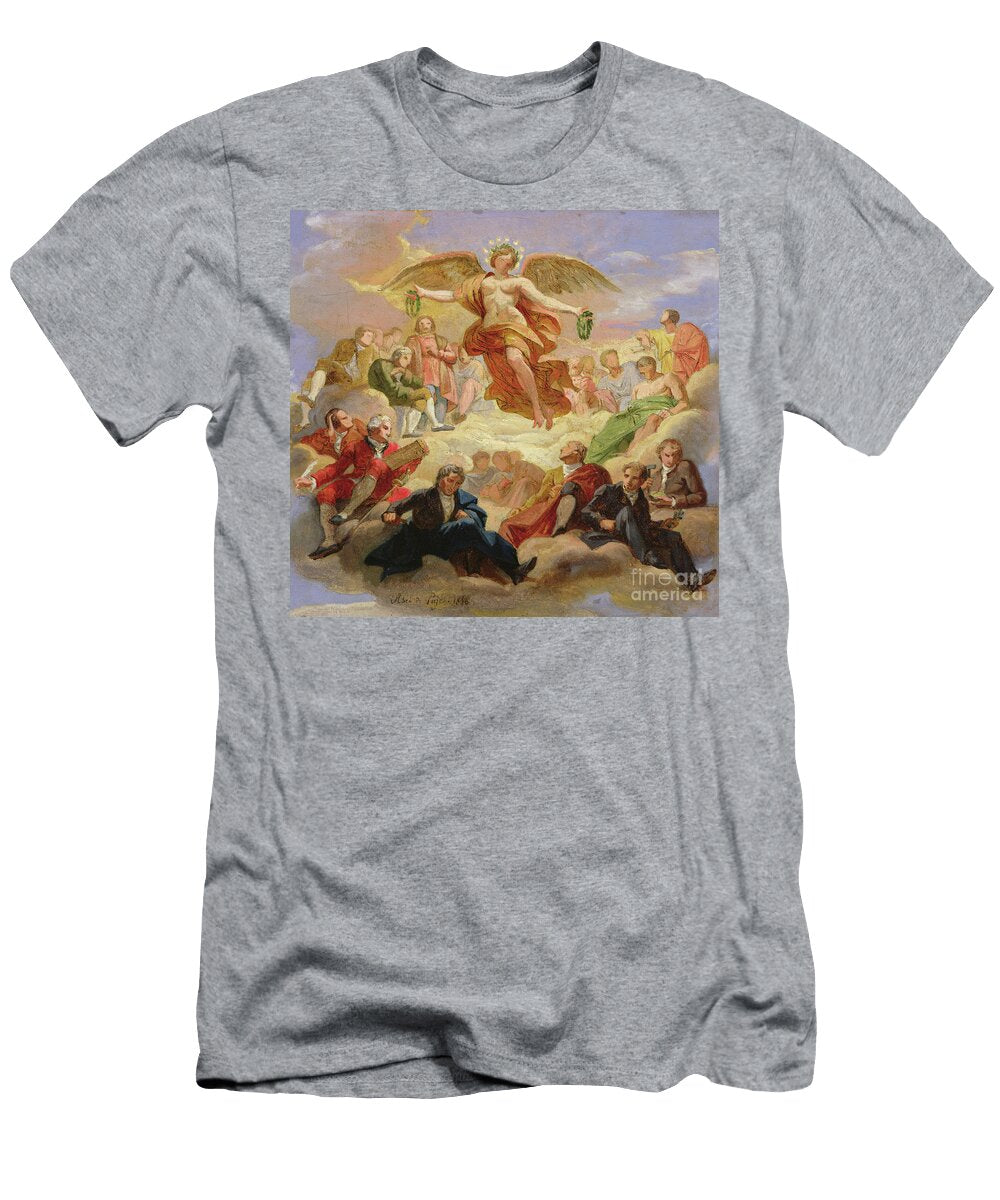 Sketch for the Ceiling of the School of Mines 1856 Abel De Pujol T-Shirt