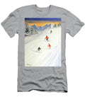 Skiing Family on the Slopes Bill Holkham T-Shirt
