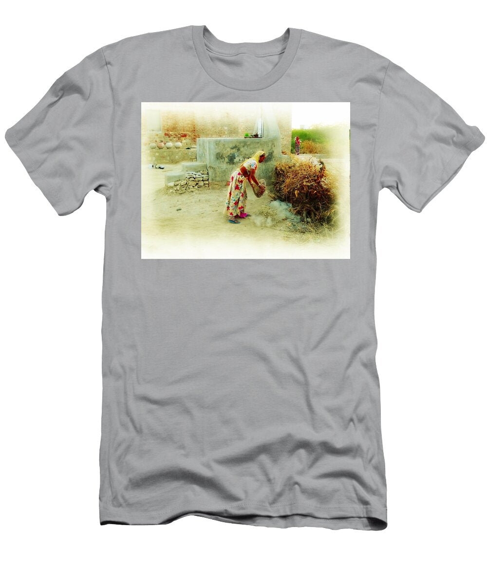 Slice of Life Garbage Disposal Indian Village Rajasthani 2a Sue Jacobi T-Shirt