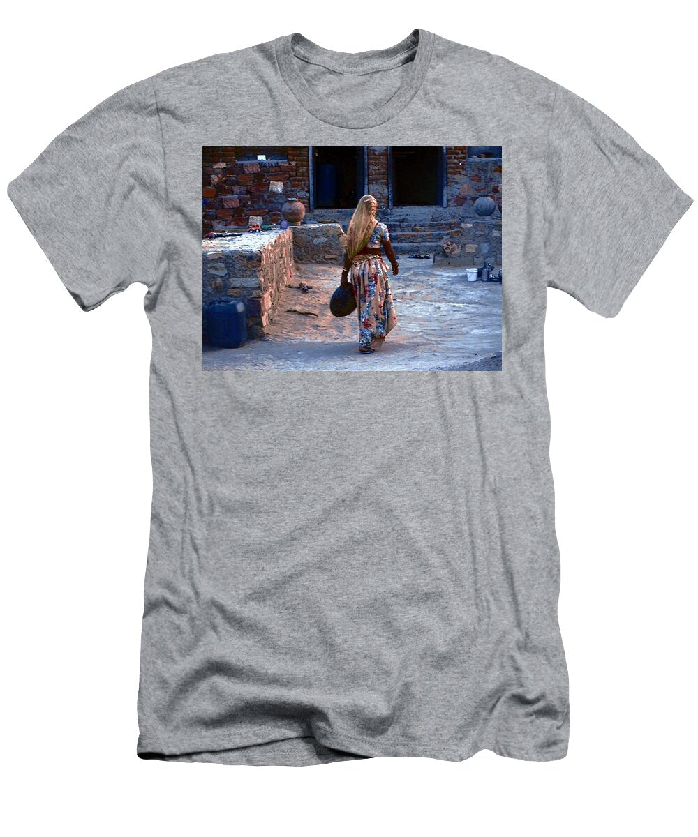 Slice of Life Garbage Disposal Indian Village Rajasthani 3a Sue Jacobi T-Shirt