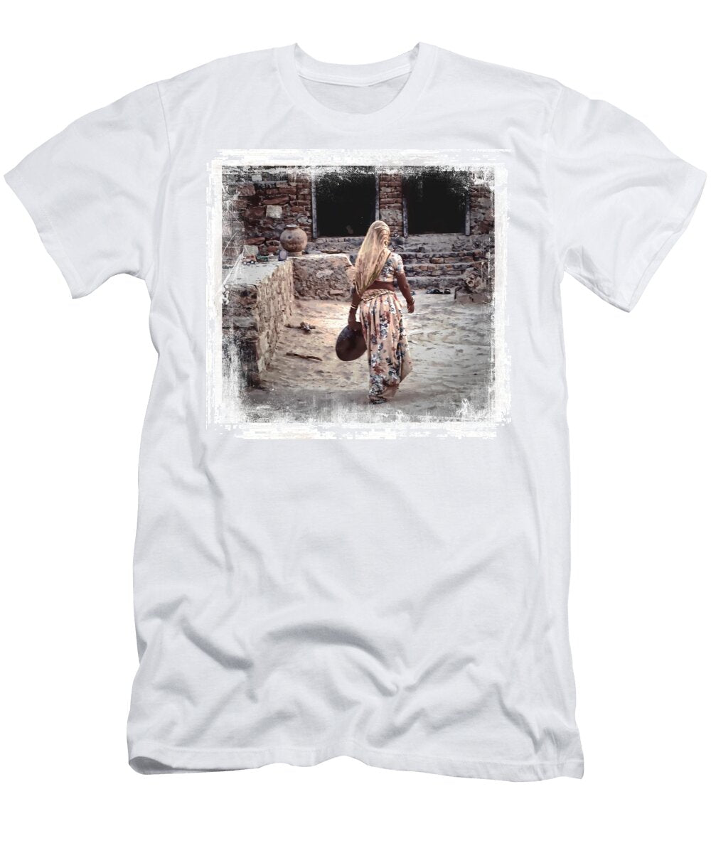 Slice of Life Garbage Disposal Indian Village Rajasthani 3c Sue Jacobi T-Shirt