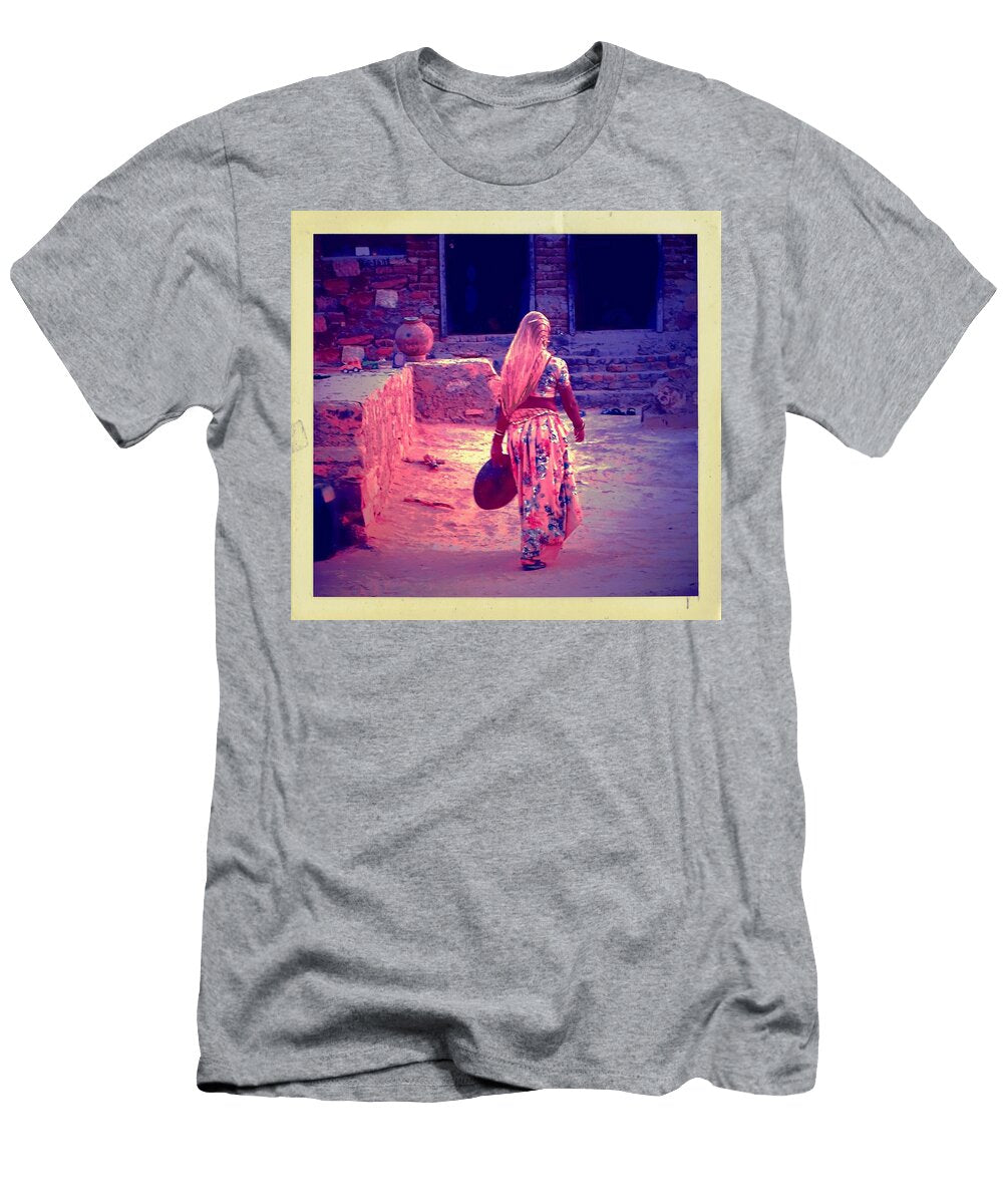 Slice of Life Garbage Disposal Indian Village Rajasthani 3f Sue Jacobi T-Shirt