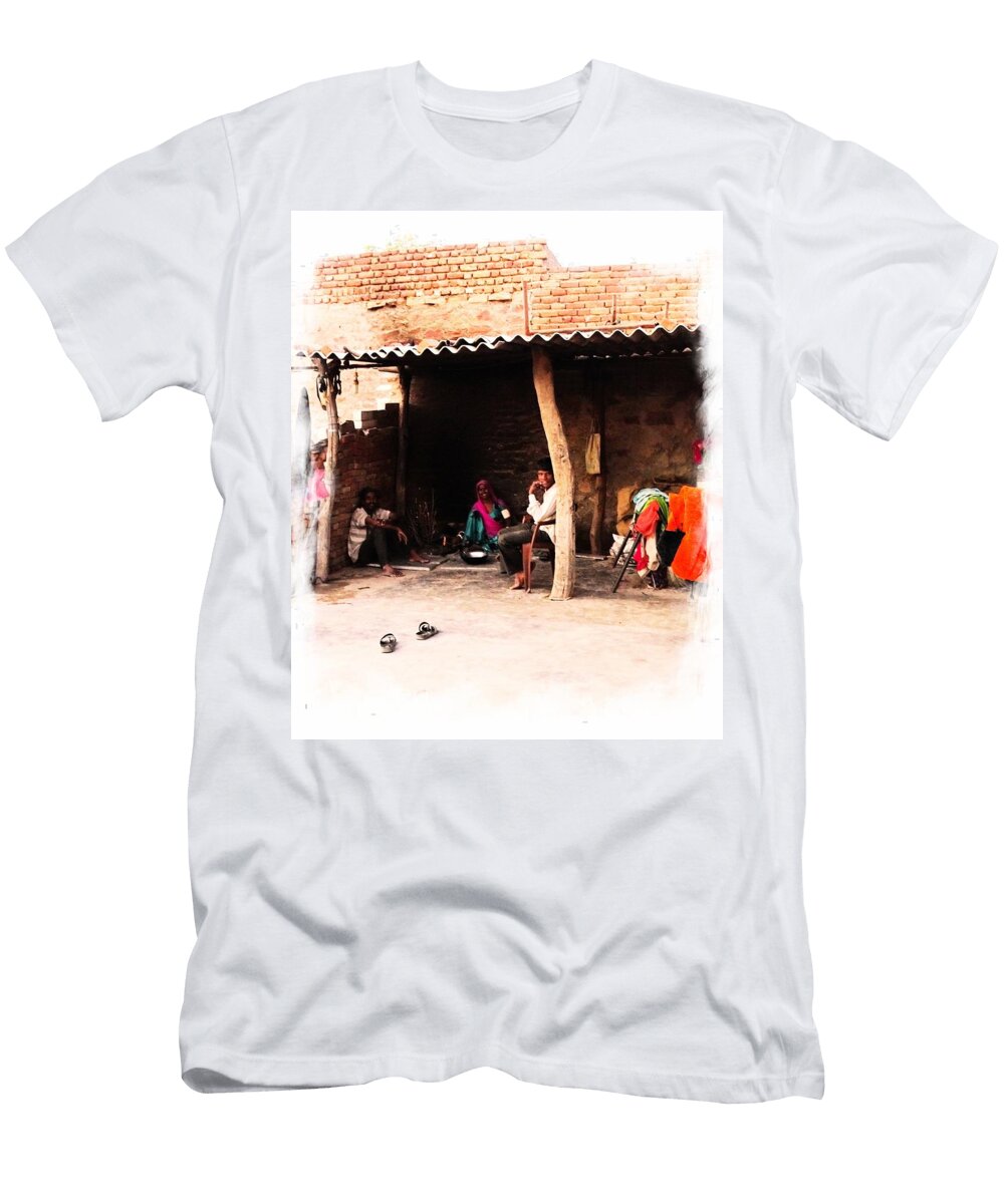 Slice of Life Mud Oven Chulha Tandoor Indian Village Rajasthani 1b Sue Jacobi T-Shirt