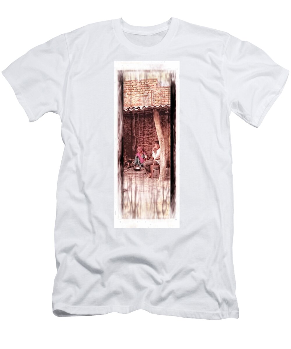 Slice of Life Mud Oven Chulha Tandoor Indian Village Rajasthani 1c Sue Jacobi T-Shirt