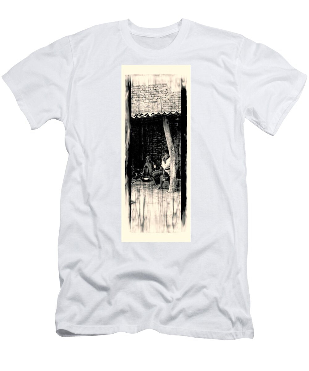Slice of Life Mud Oven Chulha Tandoor Indian Village Rajasthani 1e Sue Jacobi T-Shirt