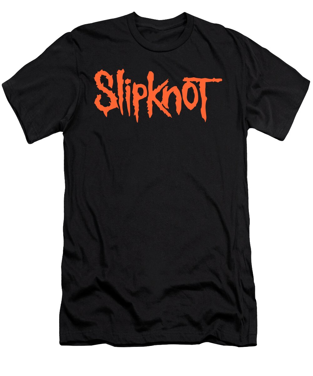 Slipknot Logo on Black Background Santo Tooo T-Shirt
