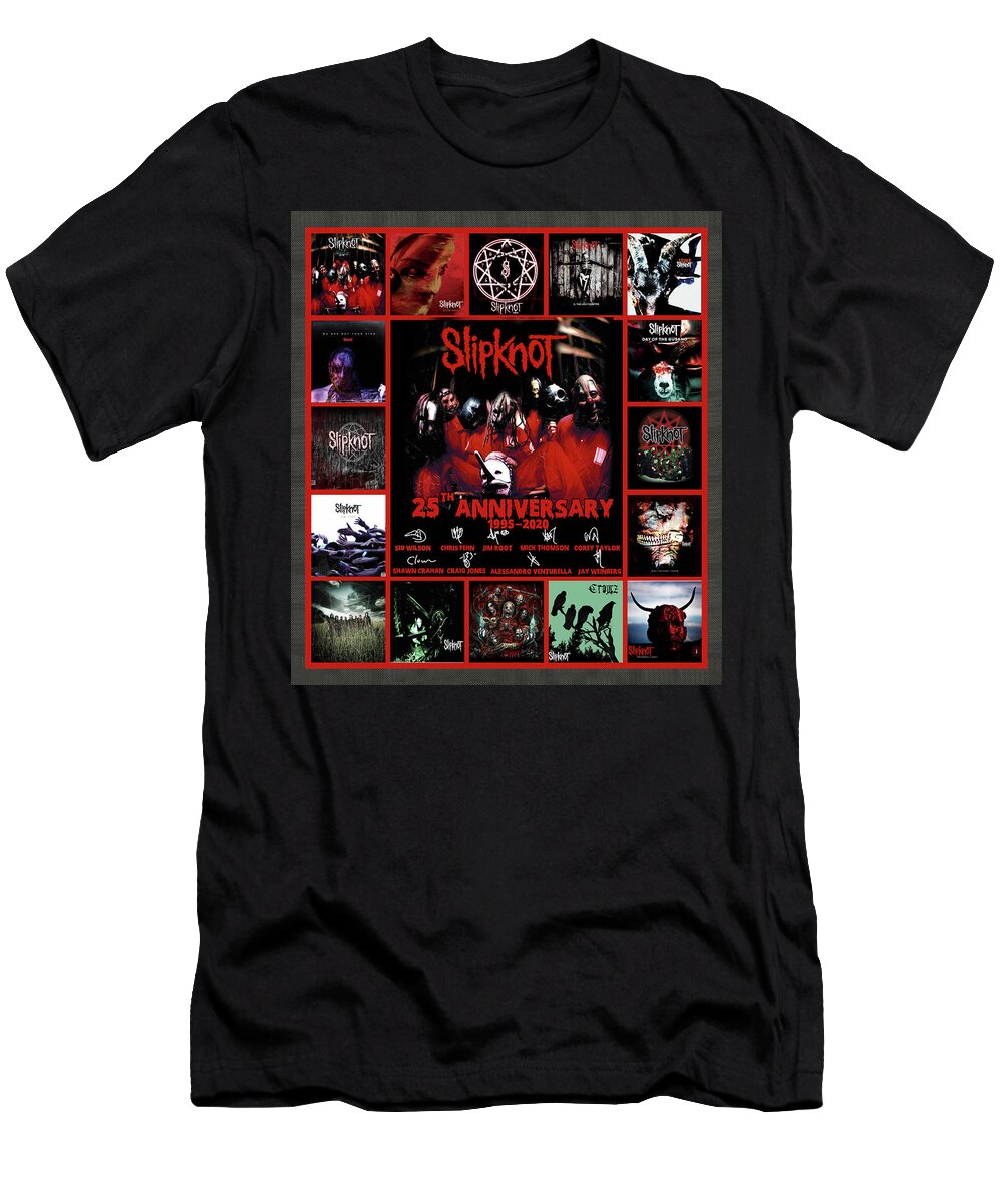 Slipknot Music Album Collection Poster Wall Art Decor Gift Prempersaud Haribaran T-Shirt