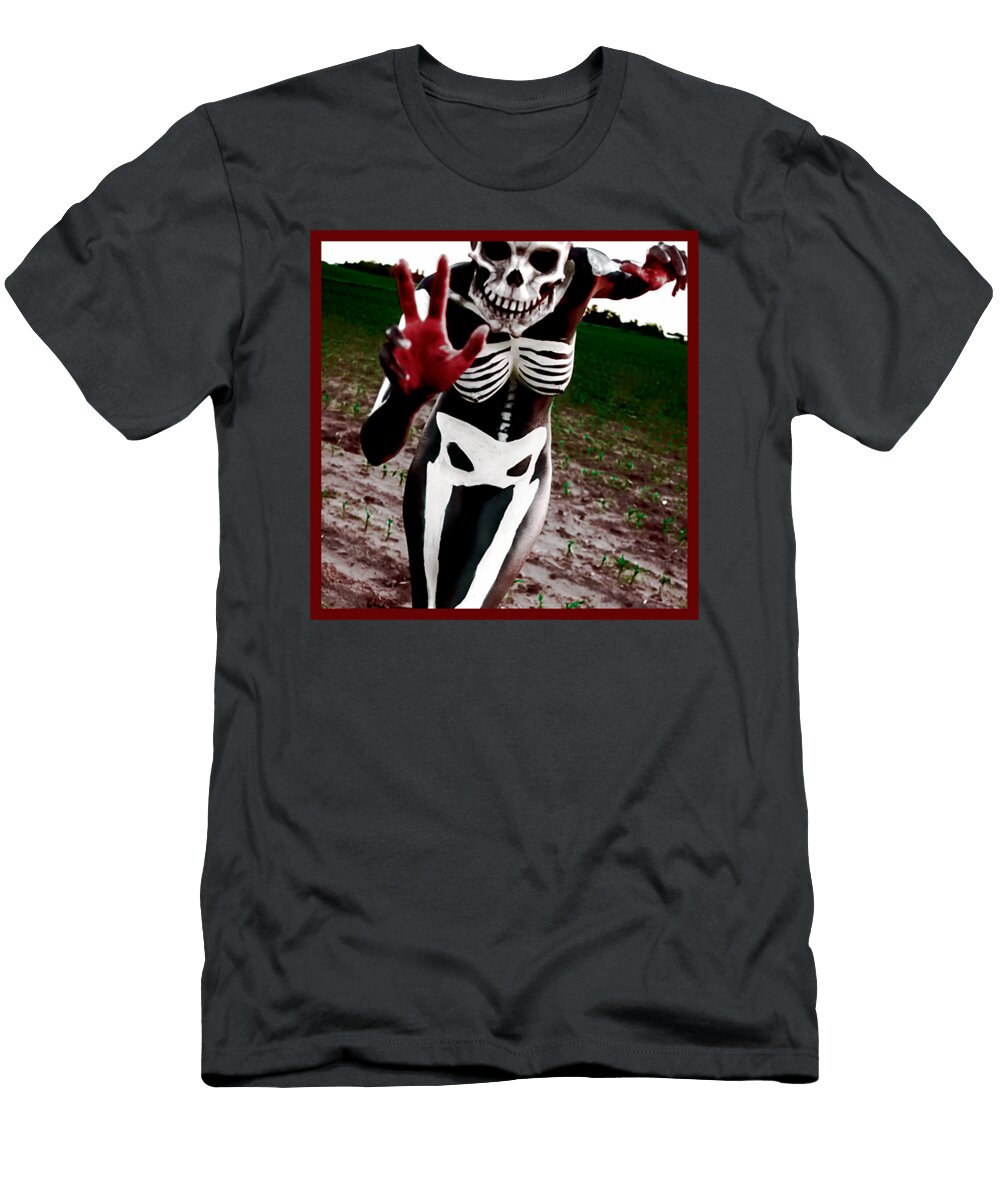 Slipknot Skeleton with Goat Johan Covalei T-Shirt