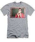Smart Male School Teacher with Education Question Ryan Jorgensen T-Shirt