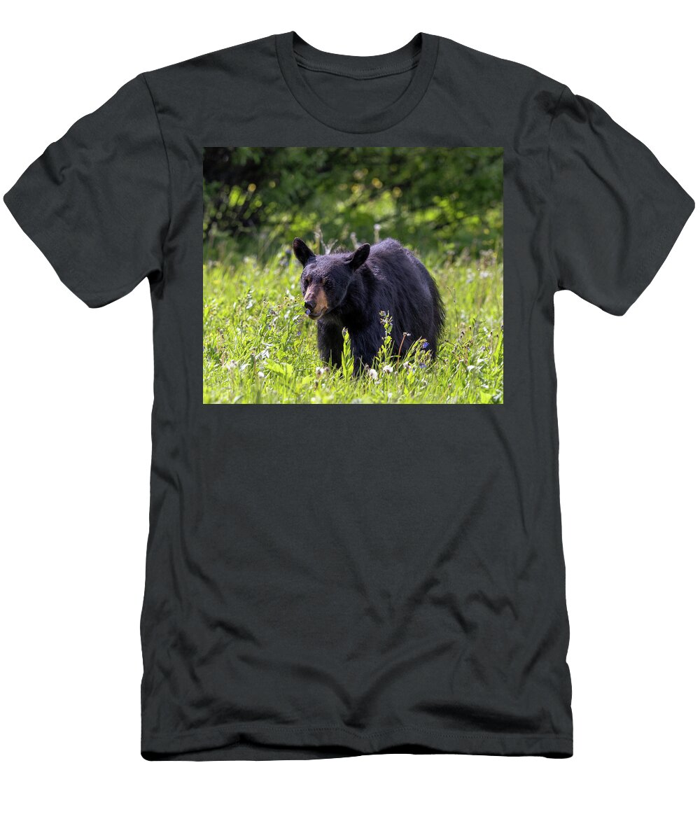 Smelling the Flowers George Erwin Turner T-Shirt