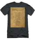 Smells Like Teen Spirit By Nirvana Vintage Song Lyrics on Parchment Design Turnpike T-Shirt