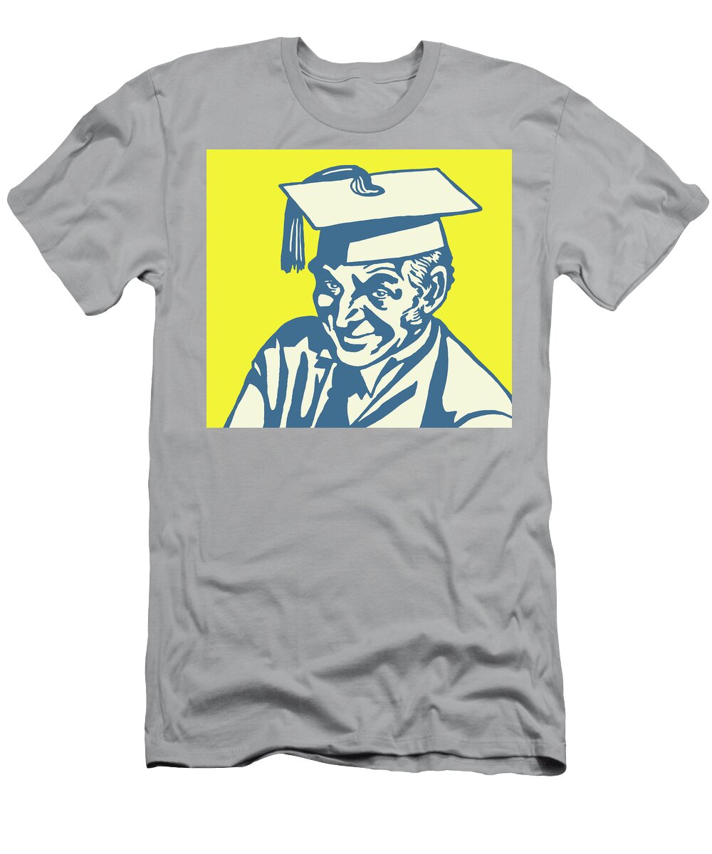 Smiling Man Graduate Csa Images T-Shirt
