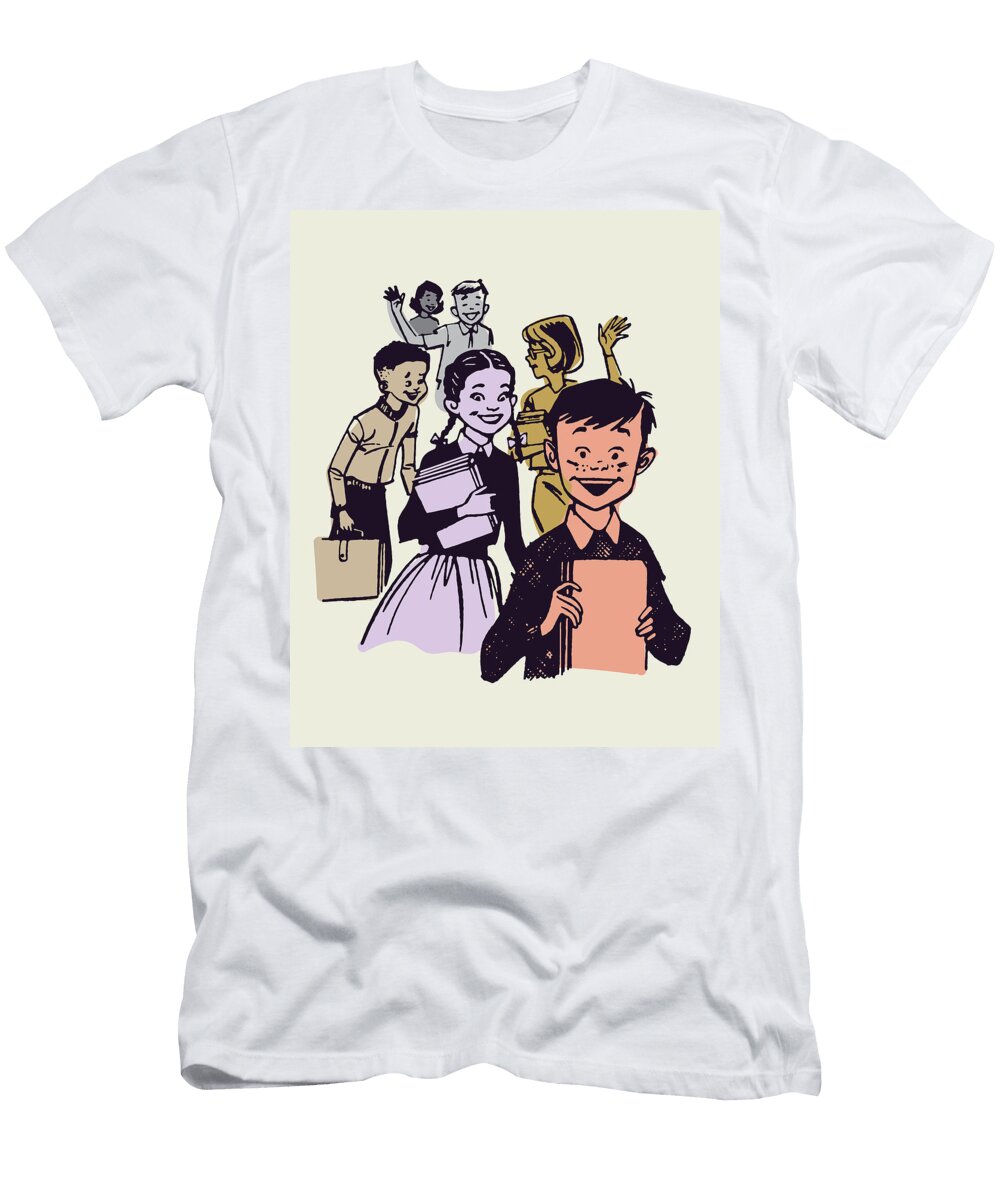 Smiling Students Csa Images T-Shirt