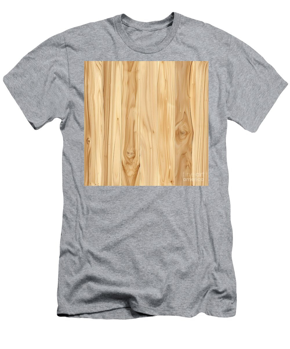 Smooth Wooden Plank Texture Patterns Gallery T-Shirt