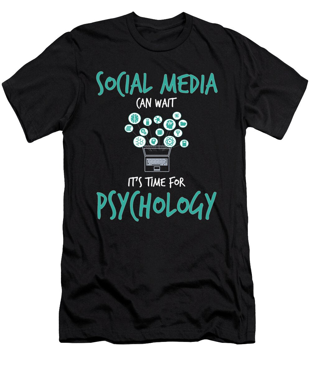 Social Media Can Wait for Psychology Jacob Zelazny T-Shirt