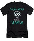 Social Media Can Wait Time for Spanish Jacob Zelazny T-Shirt