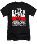 Social Worker Black Woman Has a Masters Degree in Social Work Blm Black Proud Educated Pride Graduation Gift Sifou Store T-Shirt