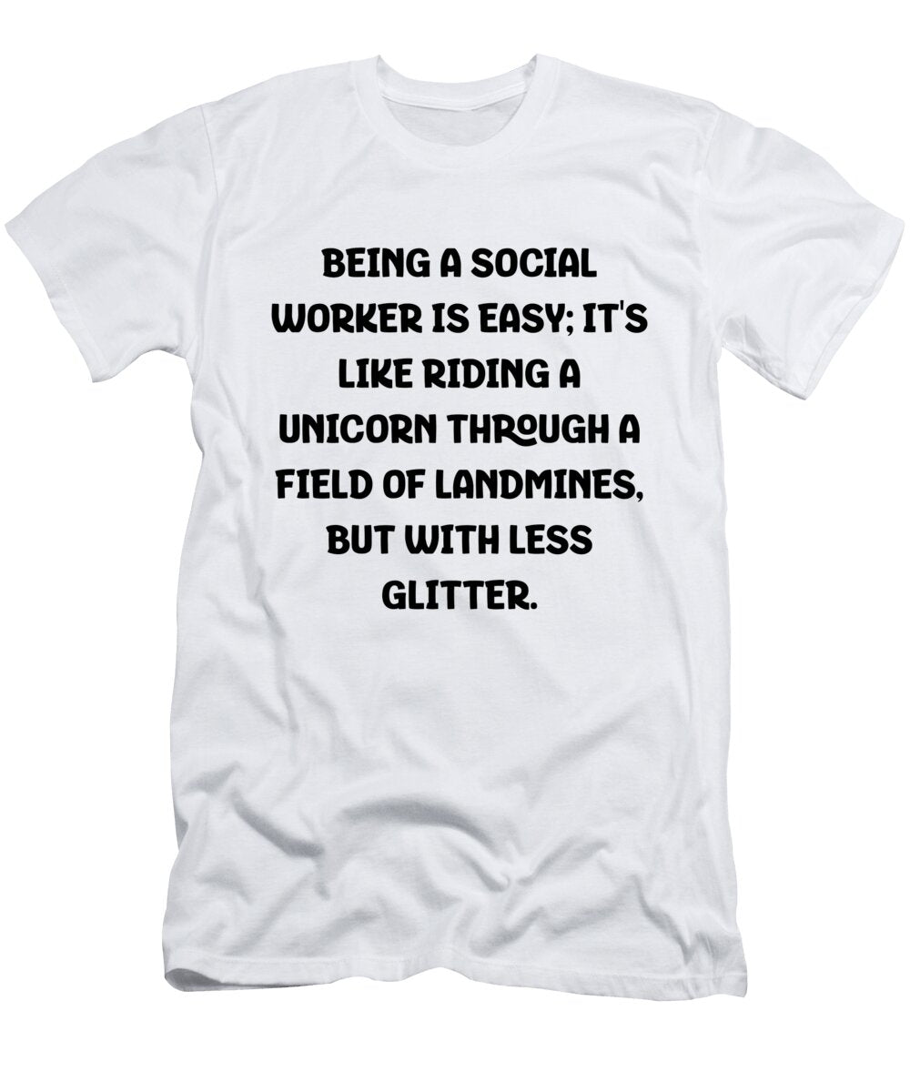 Social Workers Masters the Art of Staying Calm Moumita Bhattacharyya T-Shirt