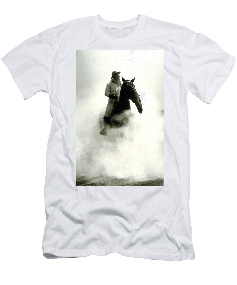 Soldier and Horse Wearing a Gas Mask During the Battle of Verdun French School T-Shirt