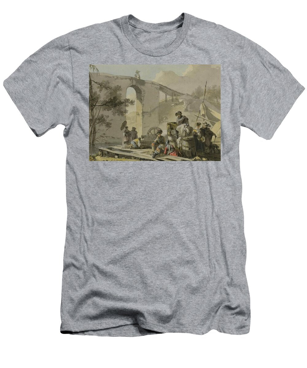 Soldiers and Their Women in an Encampment C Michel H Duplessis T-Shirt
