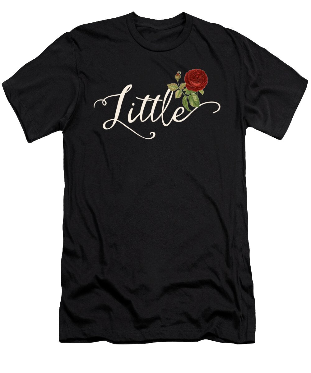 Sorority Little Rose Greek Reveal Initiation Noirty Designs T-Shirt