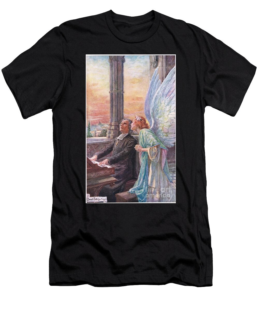 Sorrow Is Hard to Bear Illustration From Rabbi Ben Ezra By Robert Browning Bernard John Partridge T-Shirt