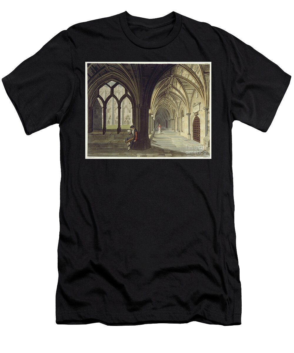 South East Angle of the Cloisters Plate T From Westminster Abbey Engraved By Jr Hamble Fl1775 1825 1812 Thompson T-Shirt