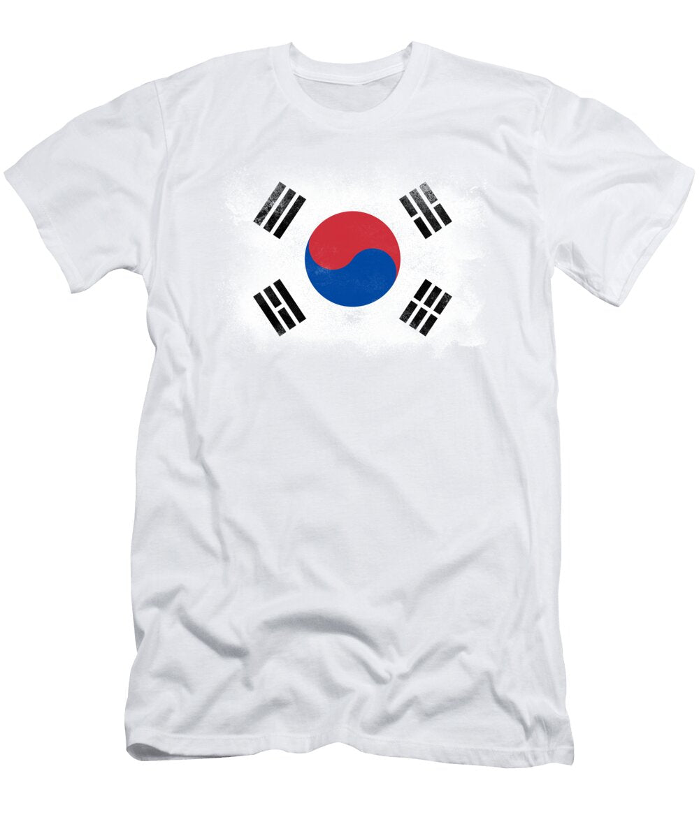 South Korea Republic Flag Psychoshadow Art T-Shirt
