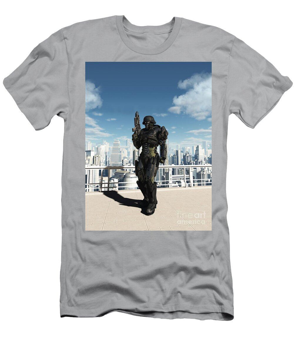 Space Marine Commando Fairy Fantasies T-Shirt
