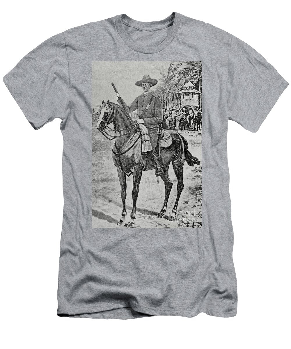 Spanish American War 1898 Cuba Soldier of Spanish Cavalry Unknown Artist T-Shirt
