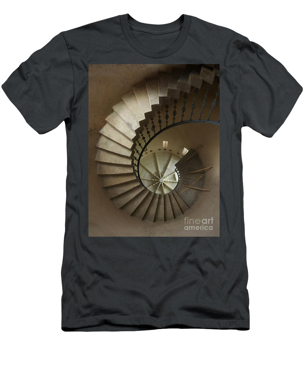 Spiral Staircase in a Tower Jaroslaw Blaminsky T-Shirt