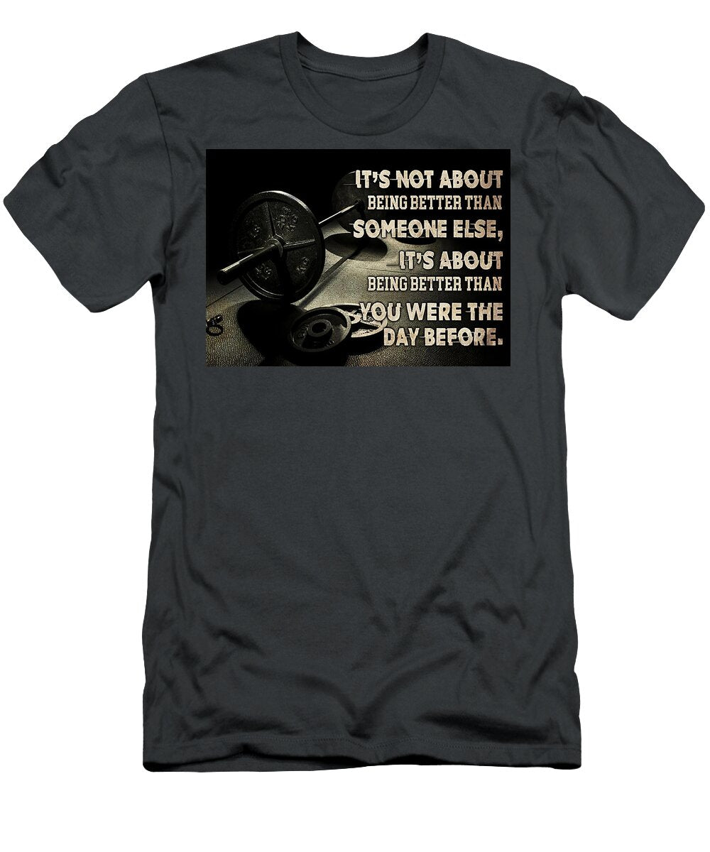 Sport Barbell Being Better Gambrel Temple T-Shirt