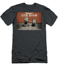 Sport Dumbbell Gym Room Gambrel Temple T-Shirt