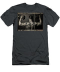Sport Dumbbell You Dont Stop Training Gambrel Temple T-Shirt
