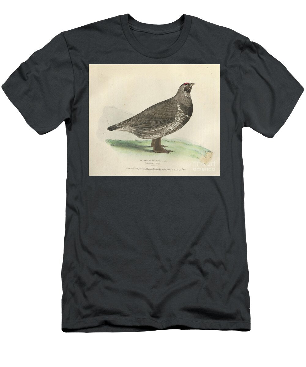 Spruce Grouse or Canada Grouse Historic Illustrations T-Shirt