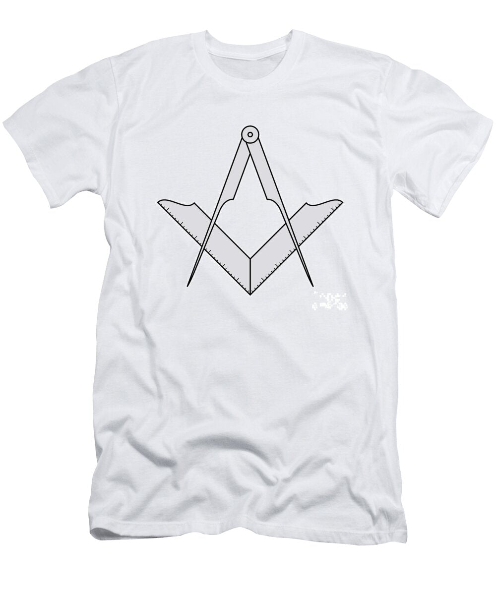 Square and Compasses the Single Most Identifiable Symbol of Freemasonry Peter Hermes Furian T-Shirt