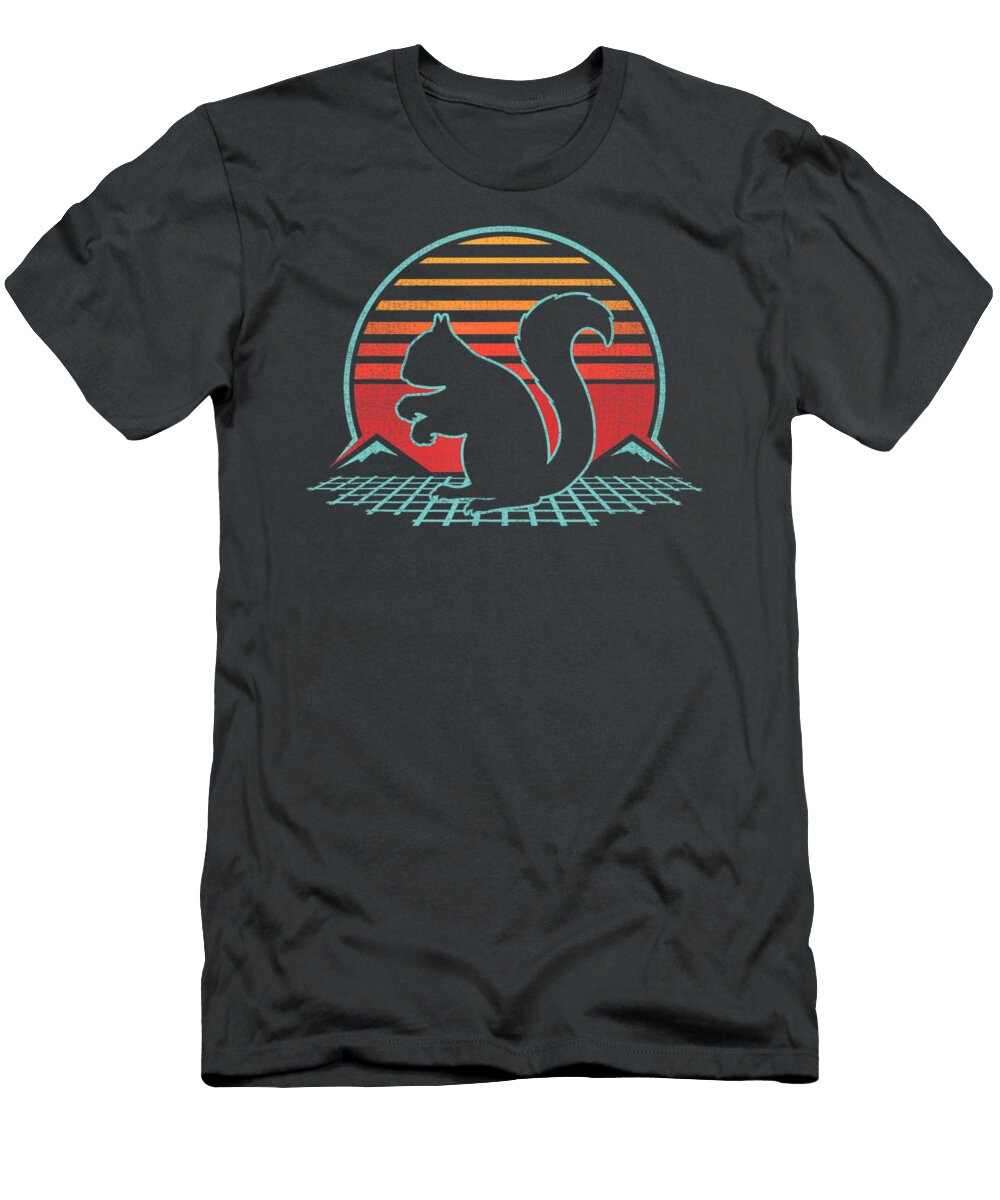 Squirrel Retro Vintage 80s Style Lang Kiem Tran T-Shirt