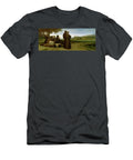 St Francis of Assisi While Being Carried to His Final Resting Place At Saint Marie Des Anges Francois Leon Benouville T-Shirt