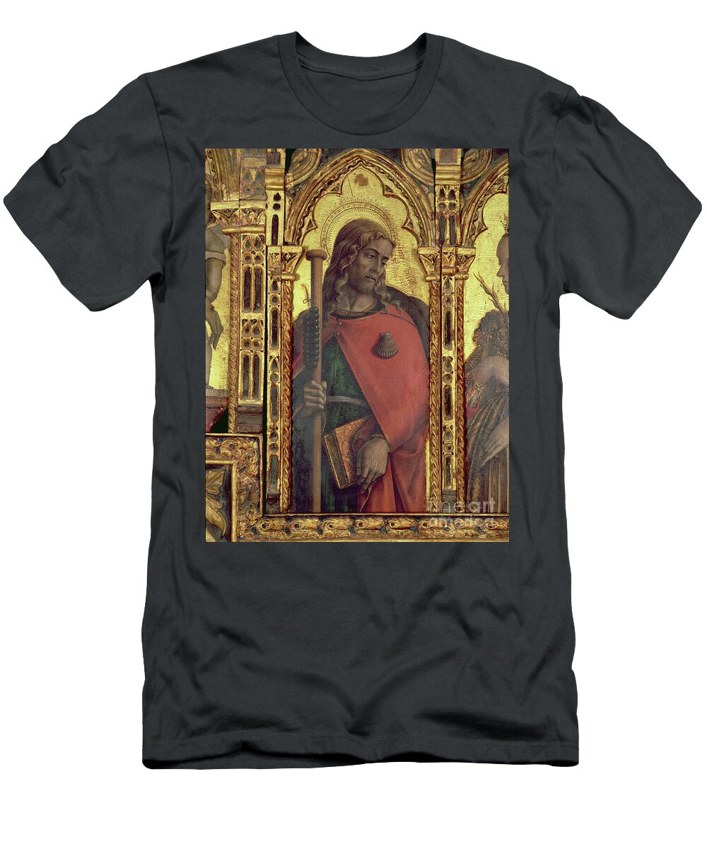 St James Detail From the San Martino Polyptych Carlo Crivelli T-Shirt
