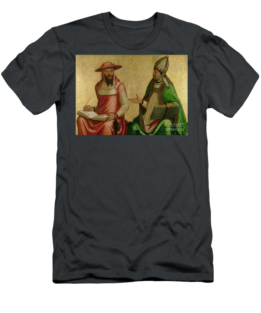 St Jerome and St Ambrose C1510 Juan De Borgona T-Shirt