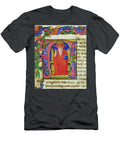 St Jerome From a Mariegola of the Lay Guild of St Jeroma C 1400 Ink and Gold Leaf on Vellum Italian School T-Shirt