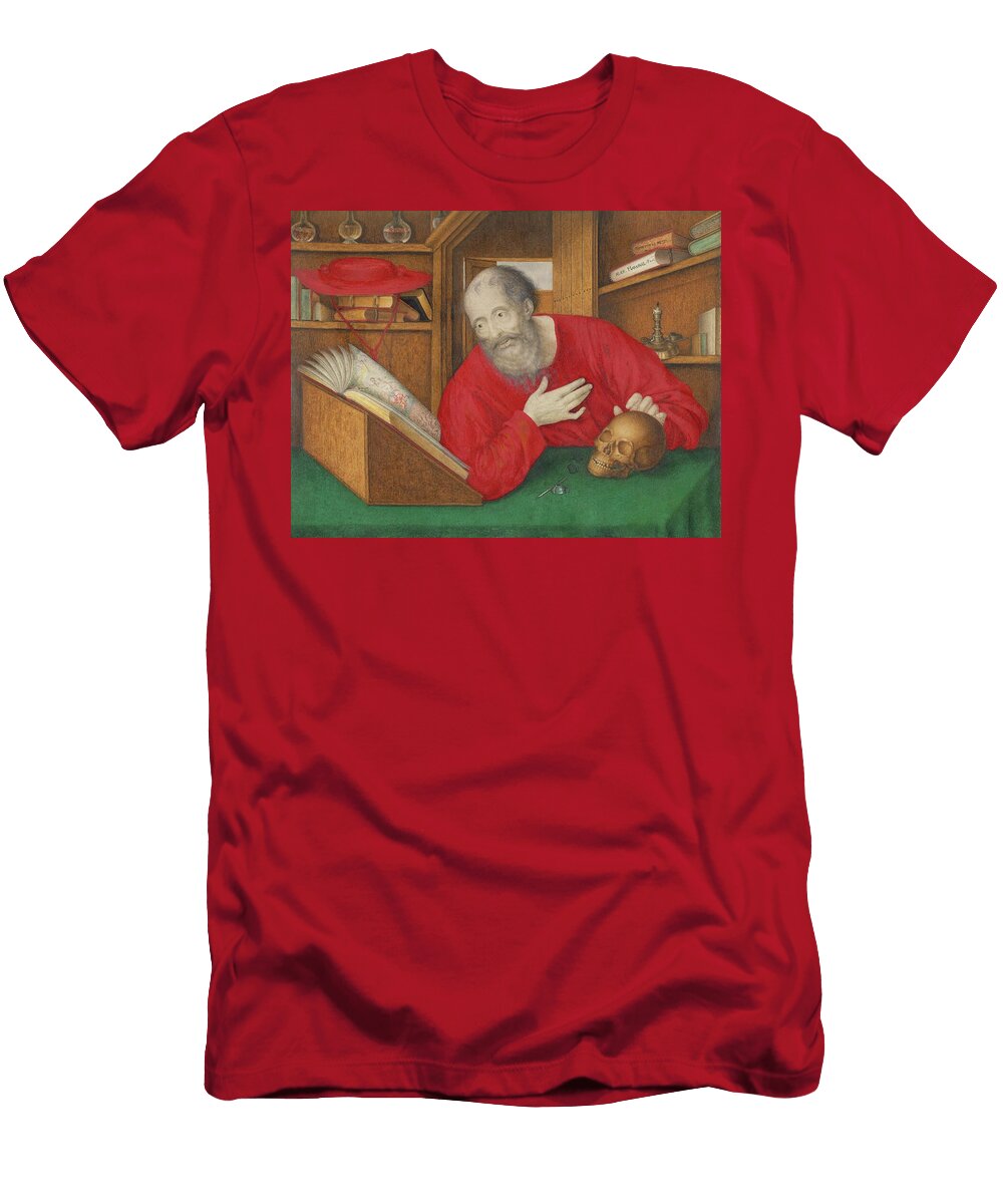 St Jerome in His Study Alexander Marshal T-Shirt