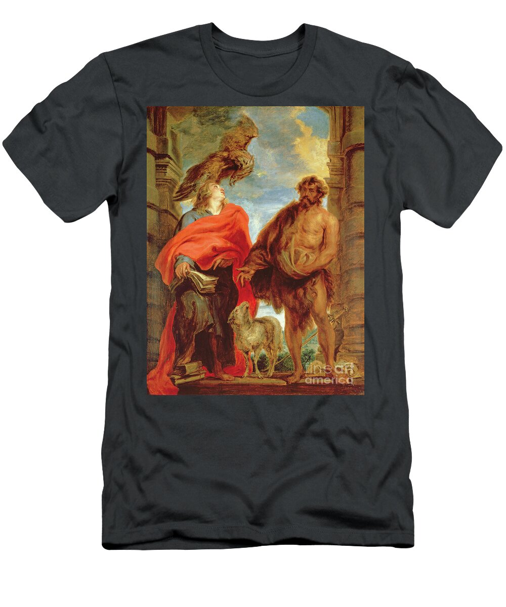 St John the Baptist and St John the Evangelist C1618 20 Anthony Van Dyck T-Shirt