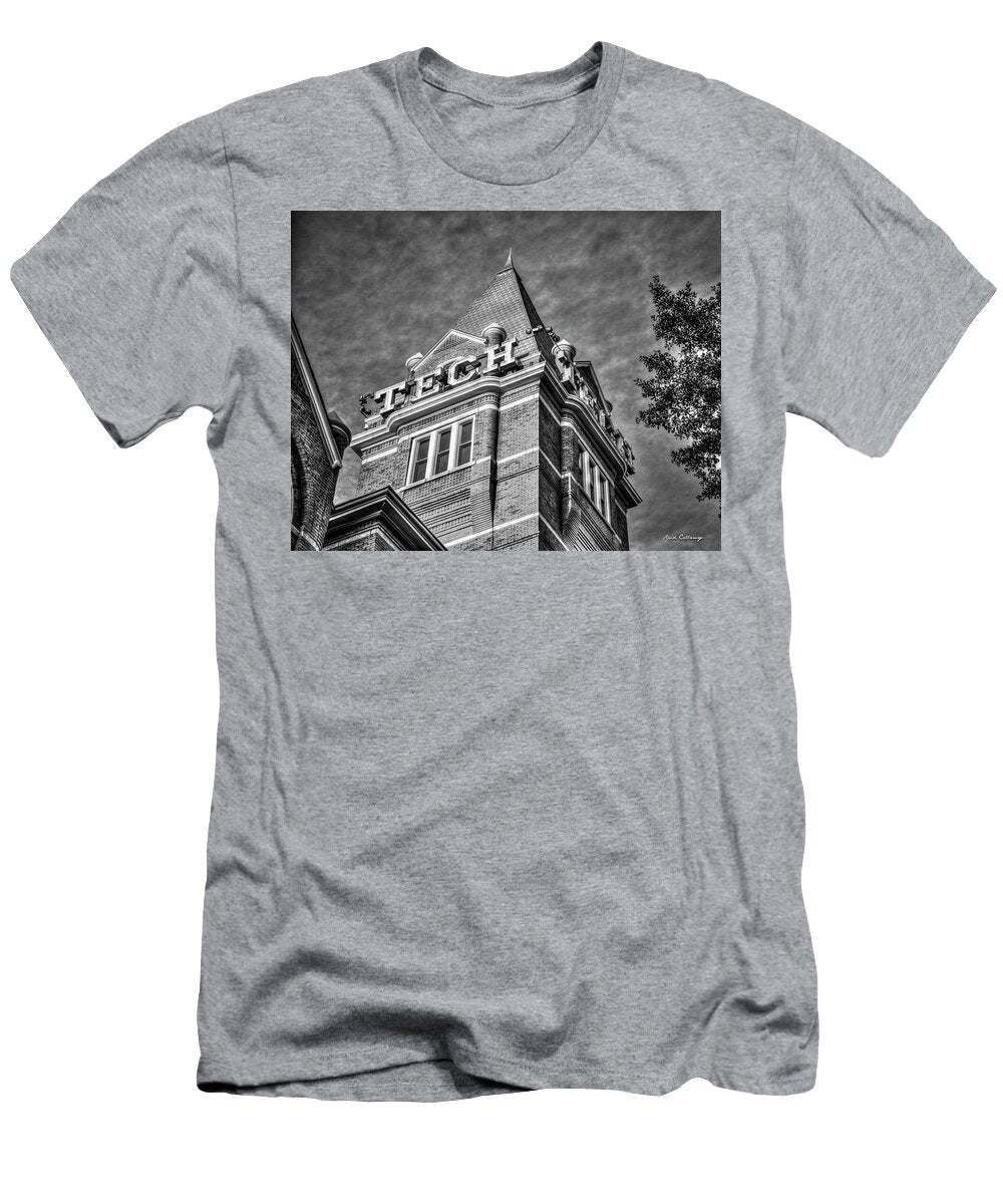 Standing Tall Georgia Tech Atlanta Georgia Art Reid Callaway T-Shirt