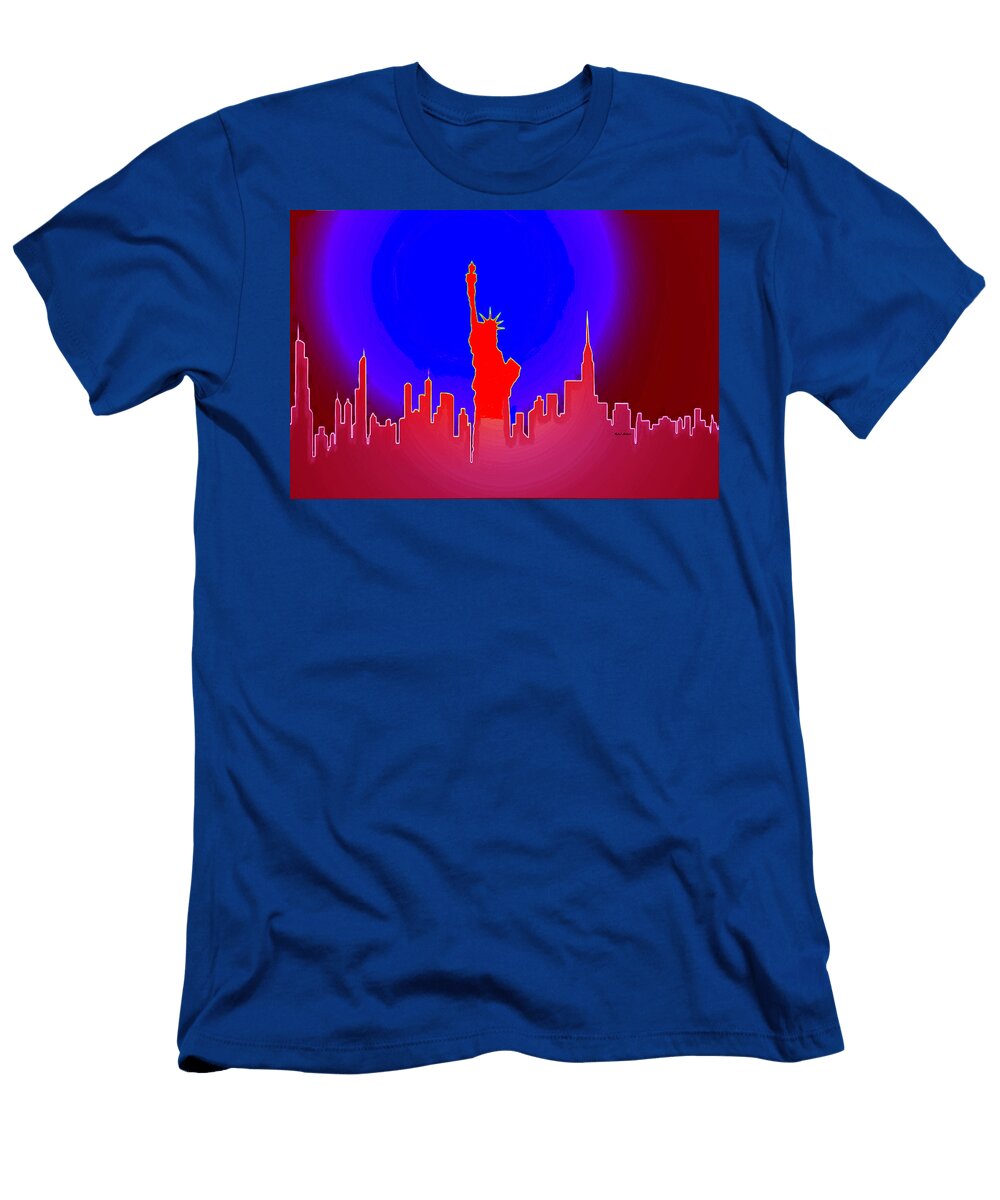 Statue of Liberty Enlightening the World Rafael Salazar T-Shirt