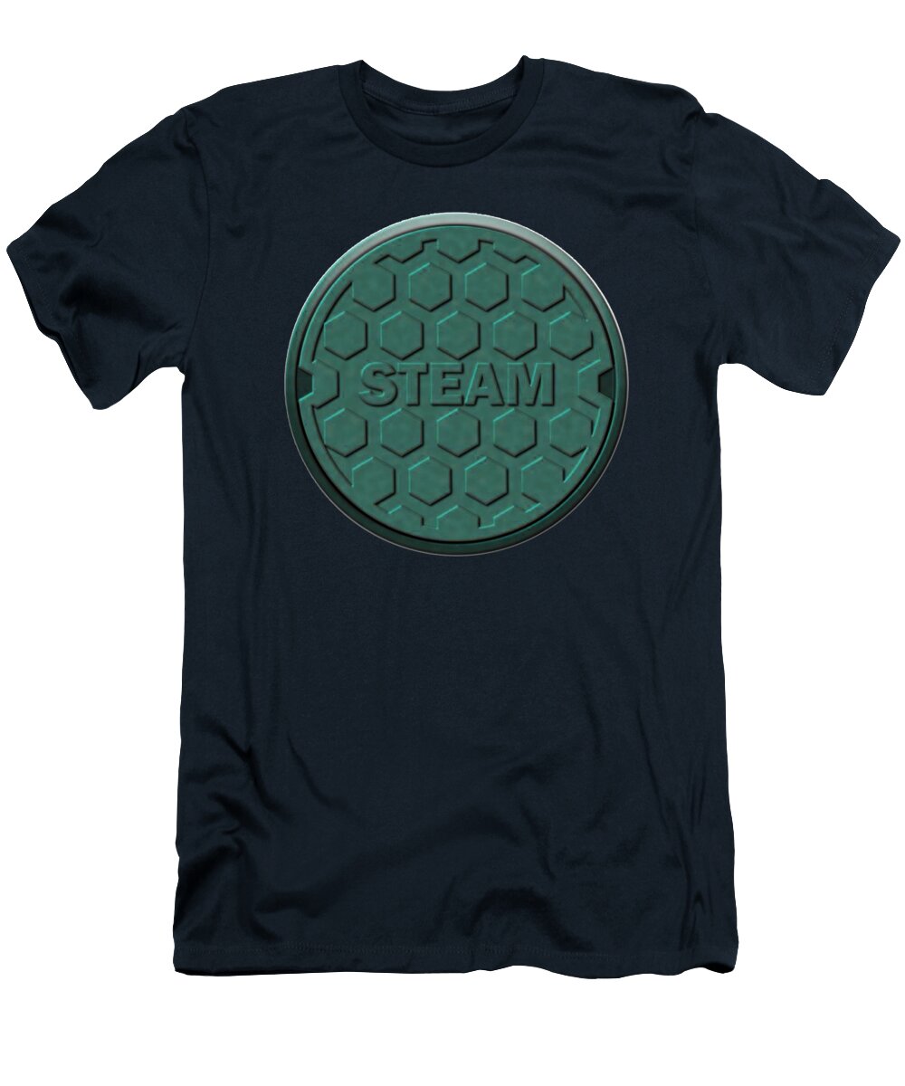 Steam Circular Manhole Cover Tom Hill T-Shirt