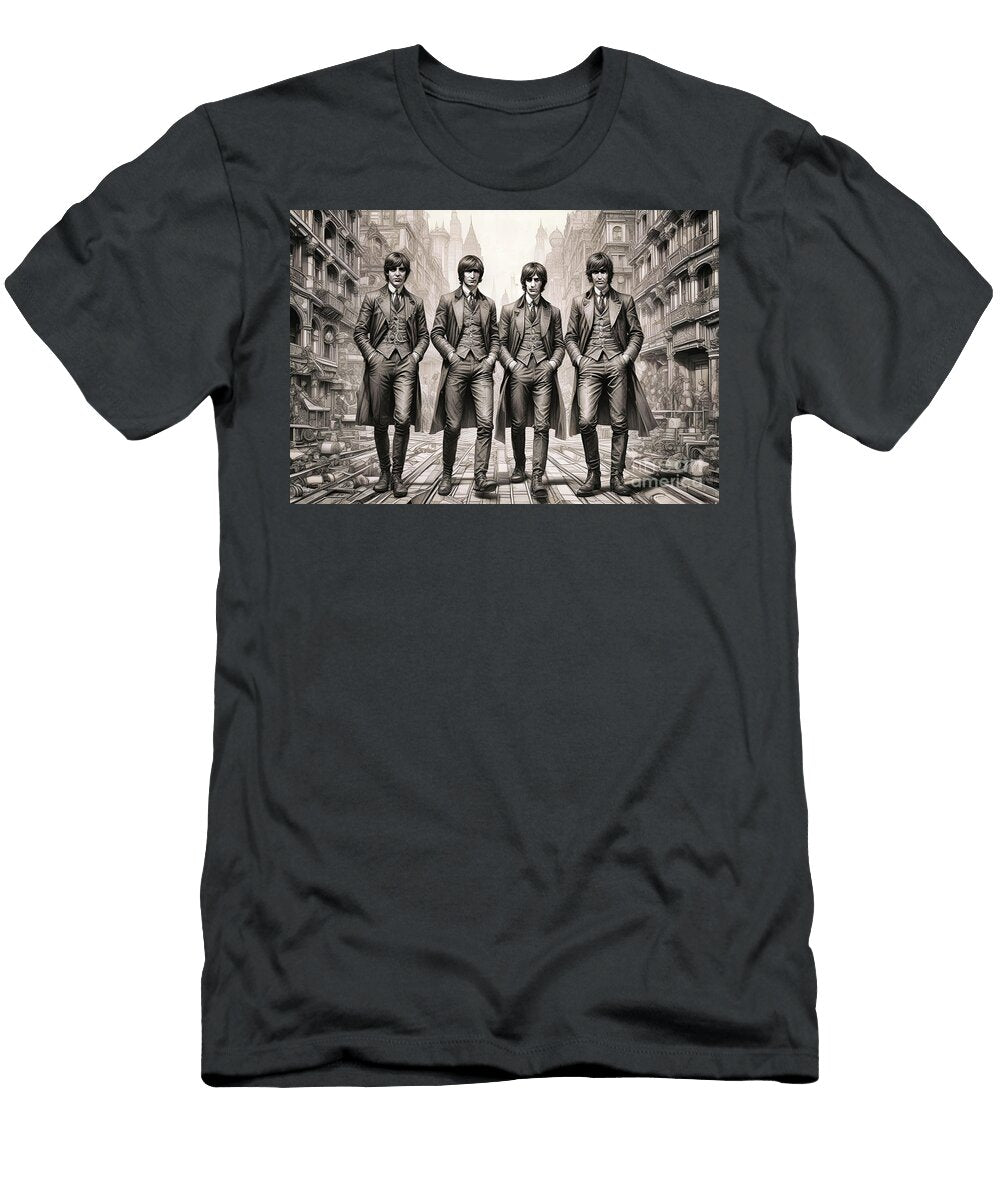 Steampunk Beatles Mark Miller T-Shirt