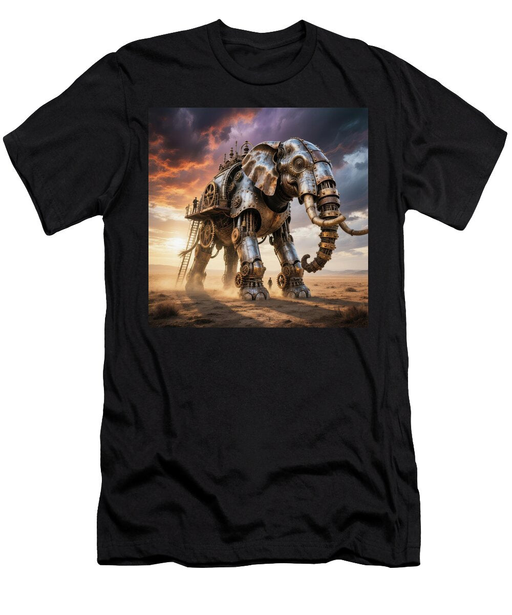 Steampunk Mechanical Elephant Matthias Hauser T-Shirt