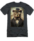 Steampunk Scholar Bear Portrait Matthias Hauser T-Shirt