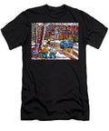 Steinbergs Van Horne Montreal Winterscene Paintings for Sale Goalie and Hockey Pals C Spandau Art Carole Spandau T-Shirt